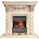 Каминокомплект Luxemburg (каменный) - Сланец/Cлоновая кость с патиной с очагом Danville Brass FB2