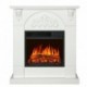Каминокомплект Chester Wood - Белый с очагом Vision 18 LED FX