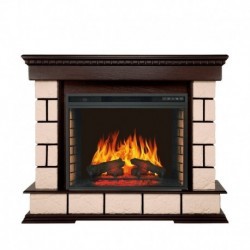 Каминокомплект Shateau - Темный дуб с очагом Vision 28 EF LED FX